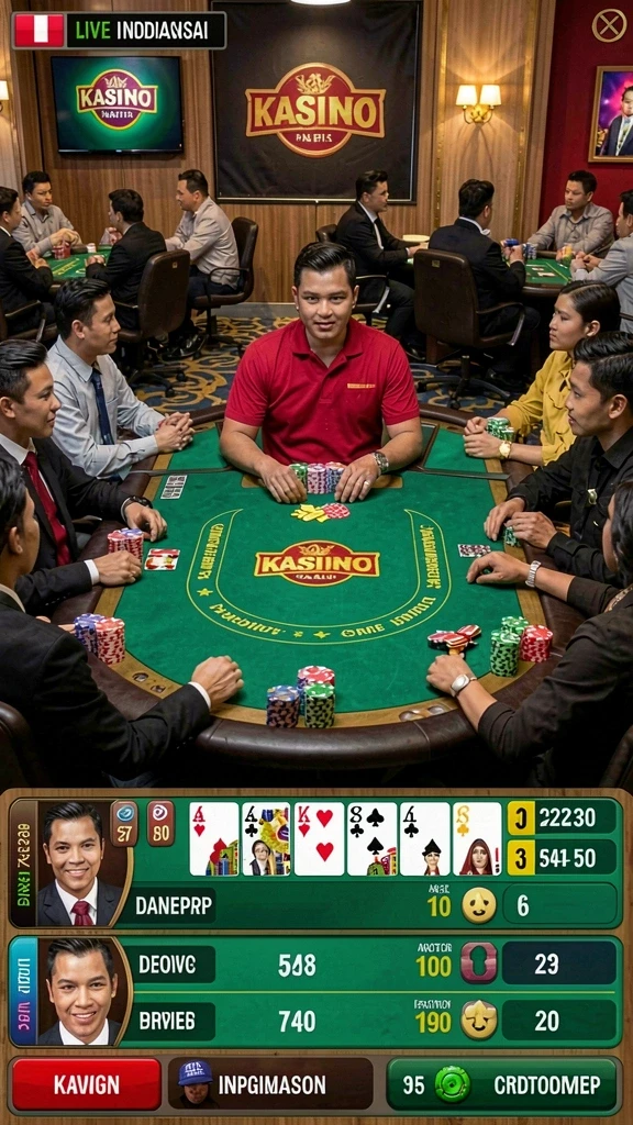 888r - Tampilan antarmuka yang intuitif dan menarik.