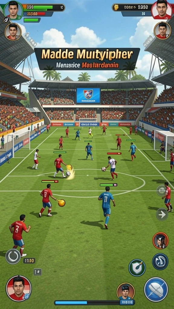 898a - Pengguna sedang bersaing di mode multiplayer.