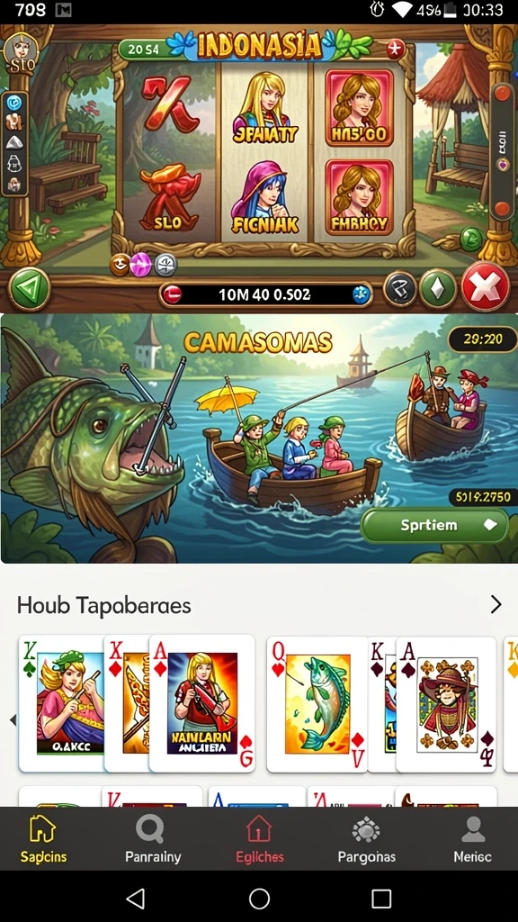 batik77 - Screenshot menampilkan desain motif batik yang unik.