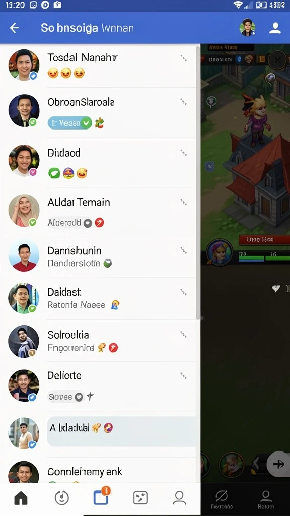 pandawin - Screenshot menunjukkan leaderboard dan pencapaian yang menarik.