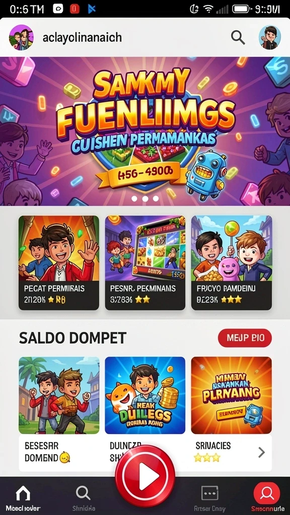 rajacorc - Menampilkan tampilan dunia game yang memukau.