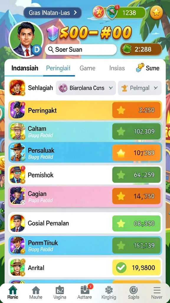 soju88 - Antarmuka permainan kartu yang interaktif dan mudah dinavigasi.