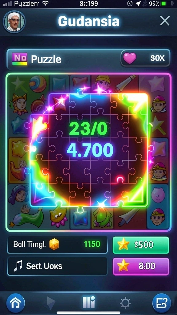 tentoto - Screenshot 2 menggambarkan mode permainan seru yang bisa dipilih.